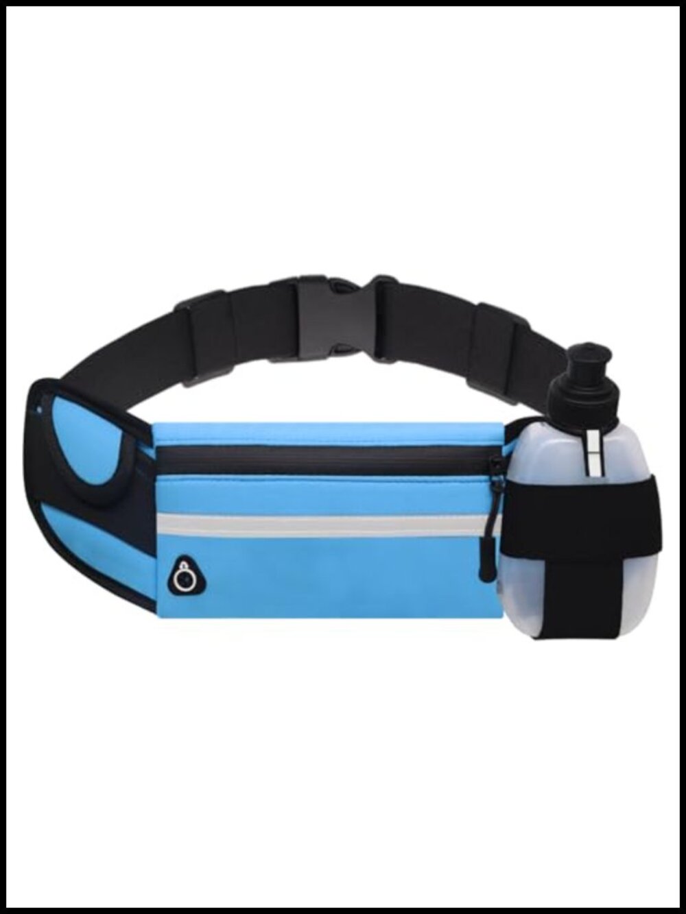 Waterproof Running Fanny Pack Waist Belt with Water Bottle Holder